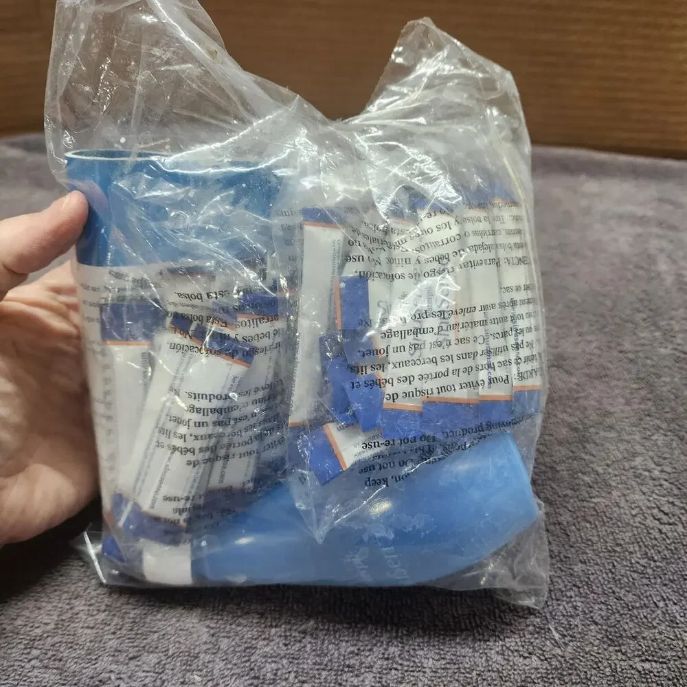 New Sinusense by Waterpik bottle and 60 packets b34